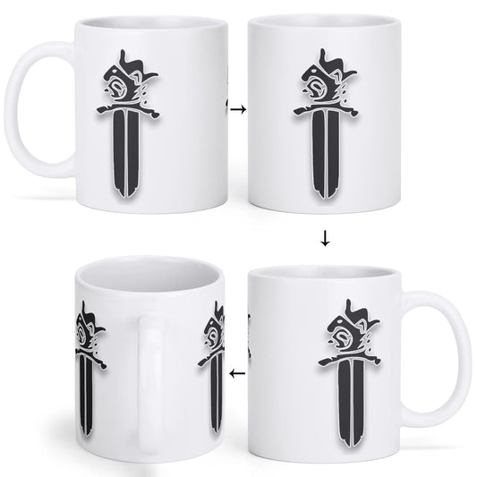 aselajit military suomi valkoinen muki