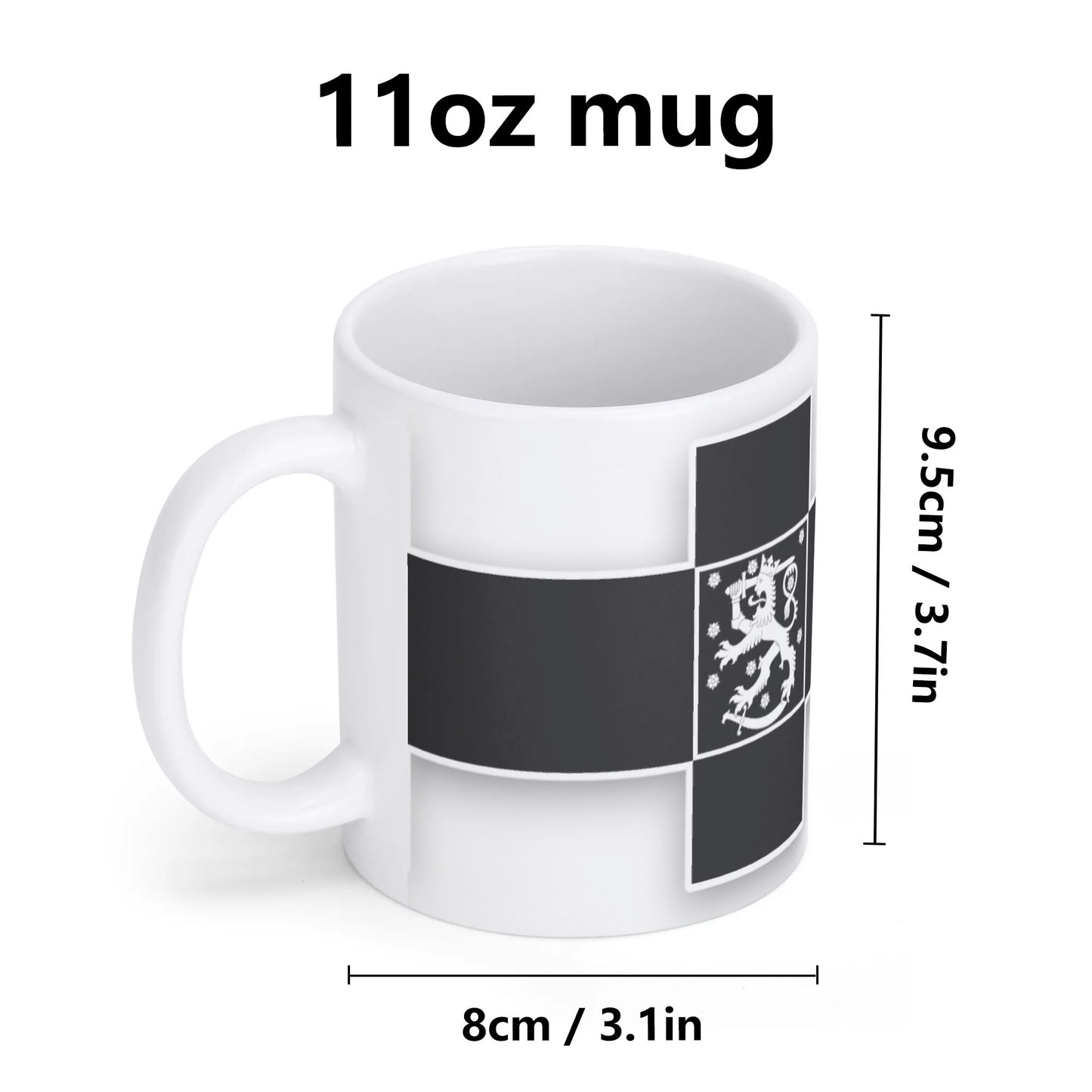 aselajit military suomi valkoinen muki