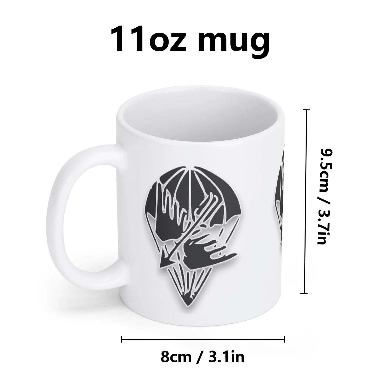 aselajit military suomi valkoinen muki