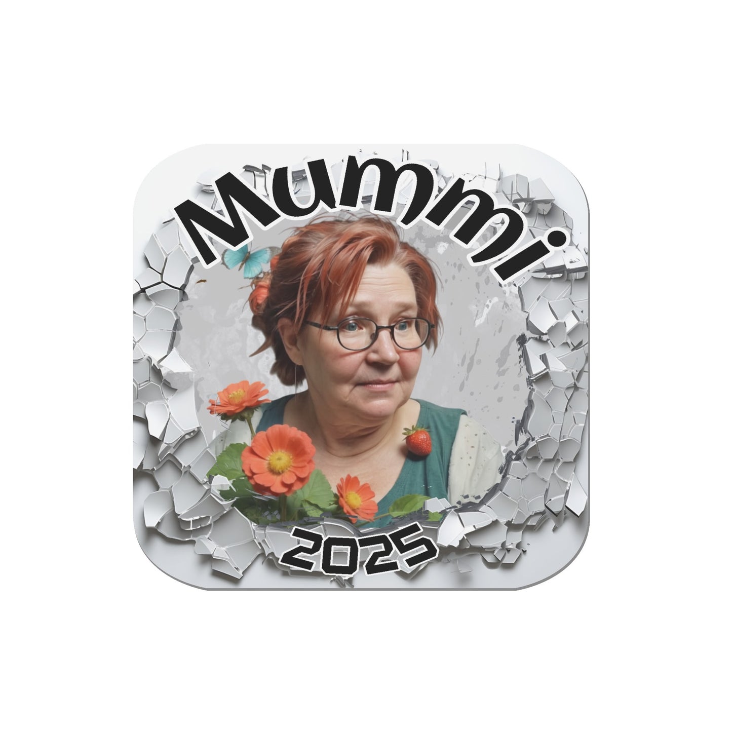 Personalized Magnetic Photos Gifts Fridge Stickers 4 Pcs