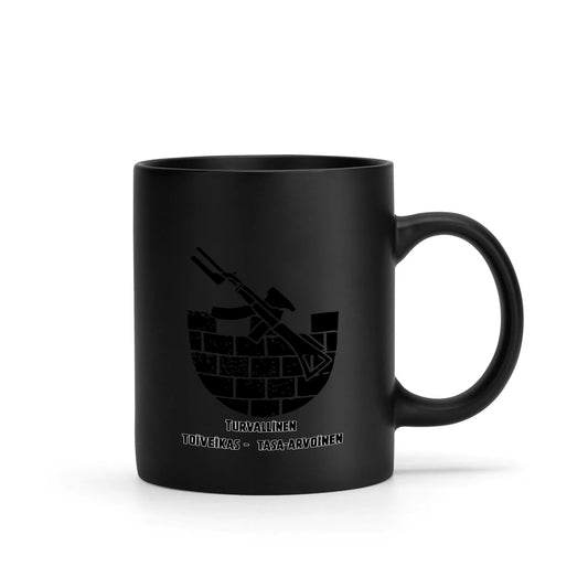 SUOMEN ARMEIJAN ASELAJIT, Intti, musta muki, MILITARY suomi, muki,