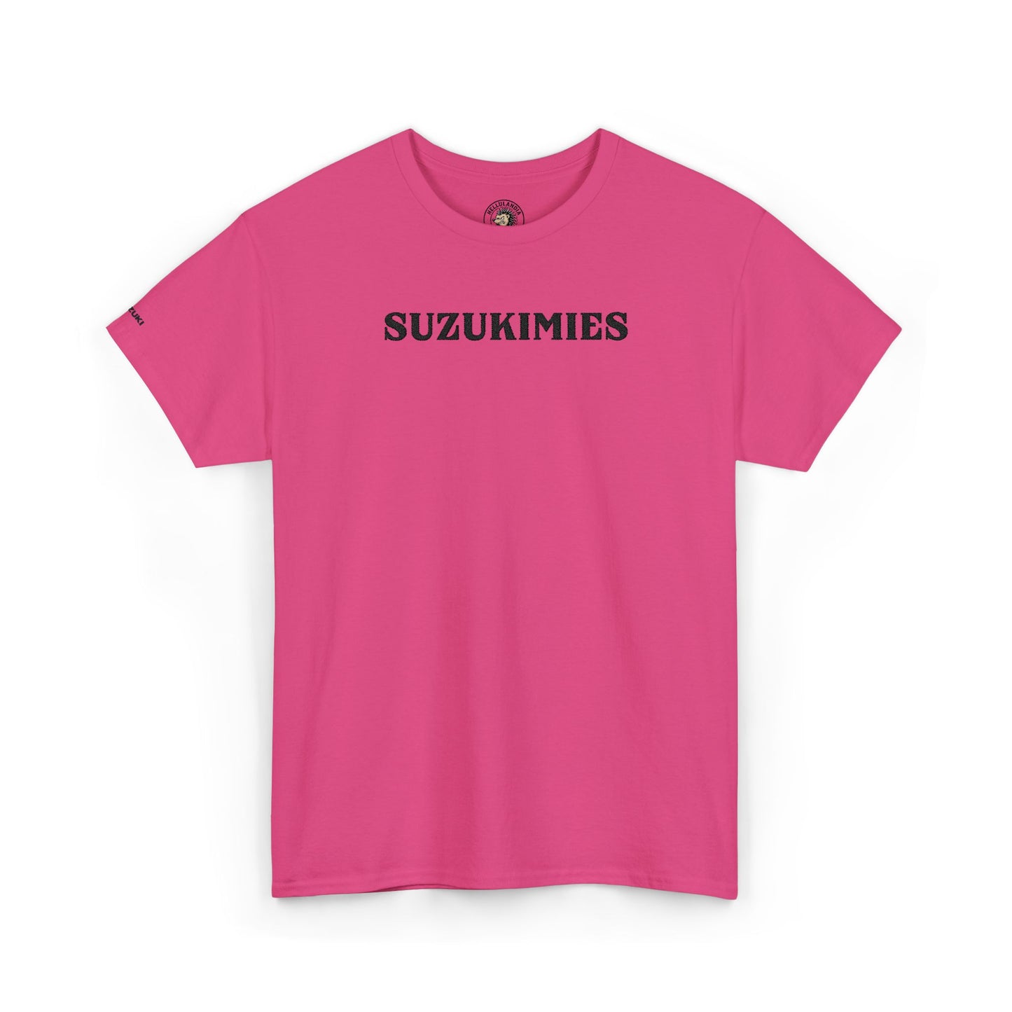 Suzukimies Graphic Tee — Retro Script biker Lover T-Shirt