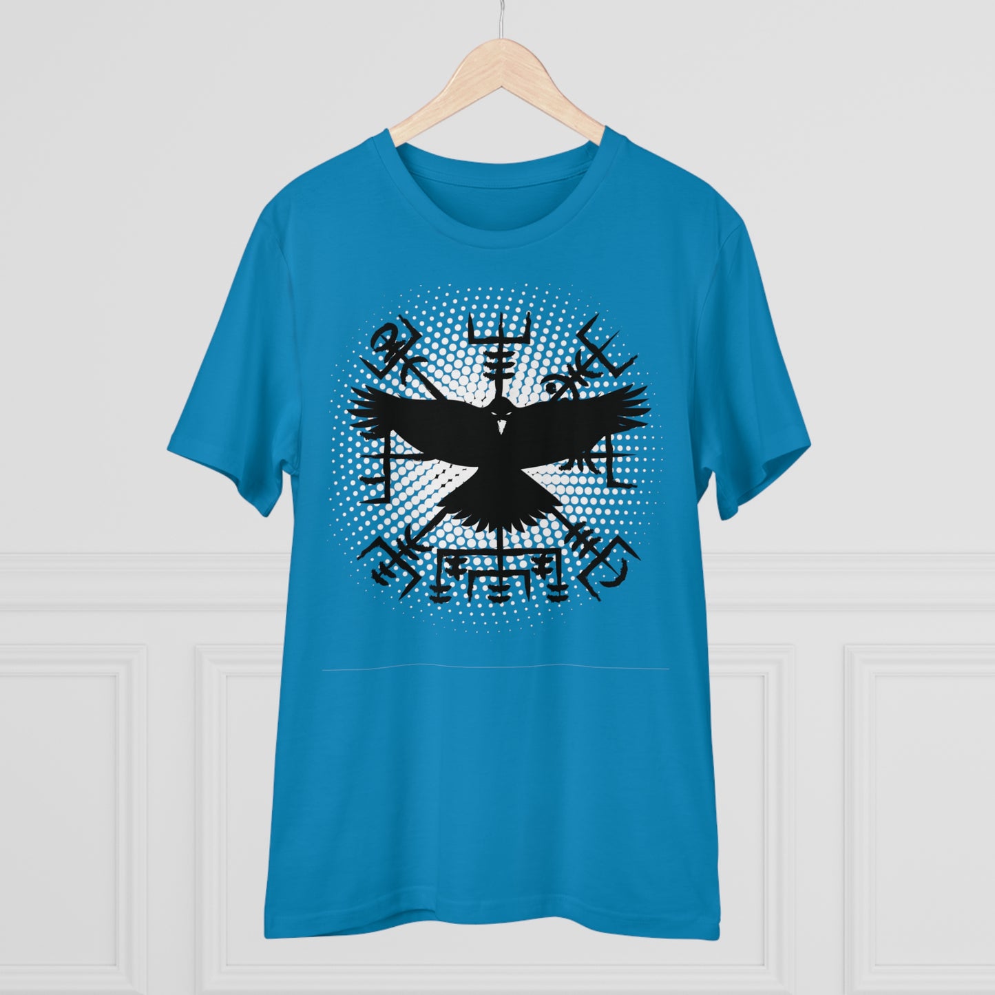 T-shirt unisex eco cotton - vegvisir and raven