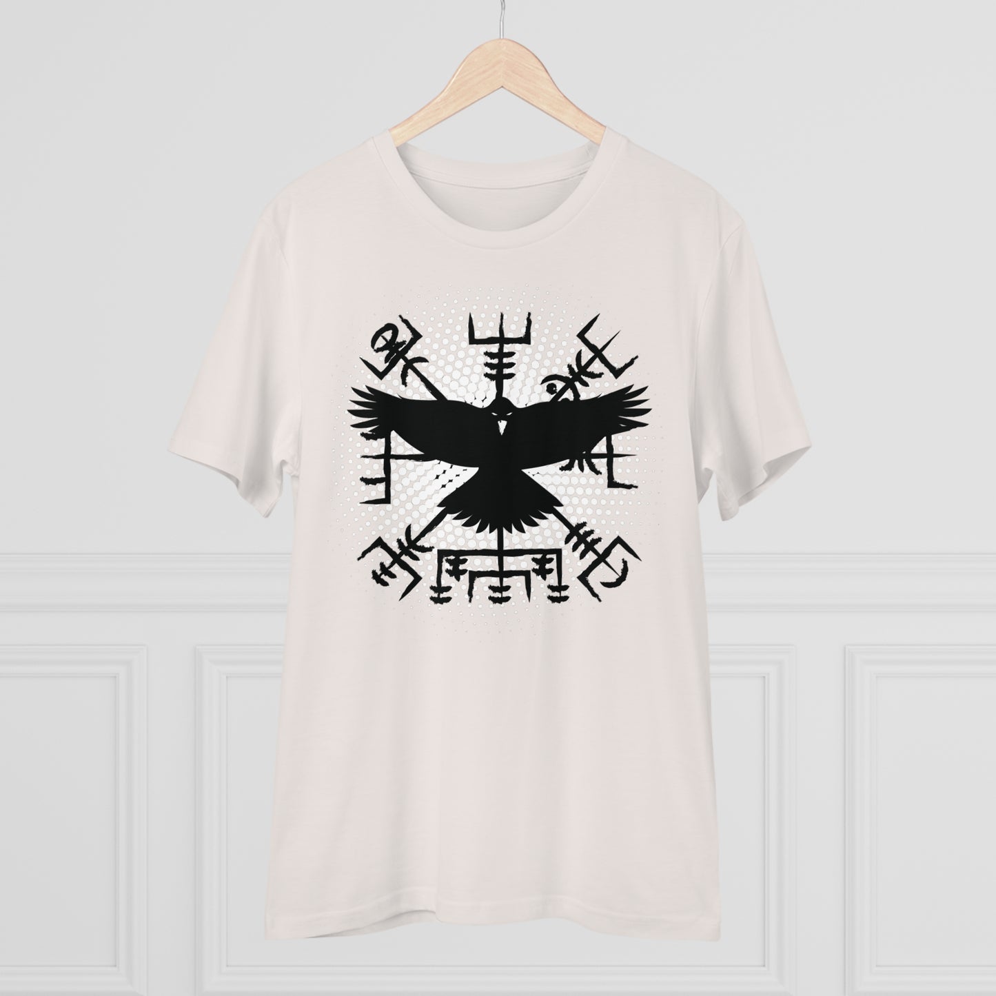 T-shirt unisex eco cotton - vegvisir and raven