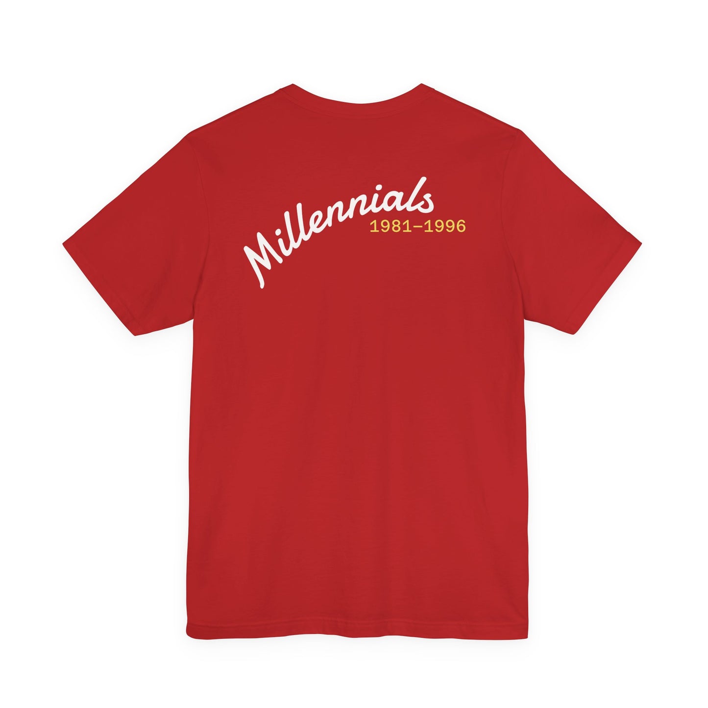 milleniaali  gen  Unisex Jersey Short Sleeve Tee