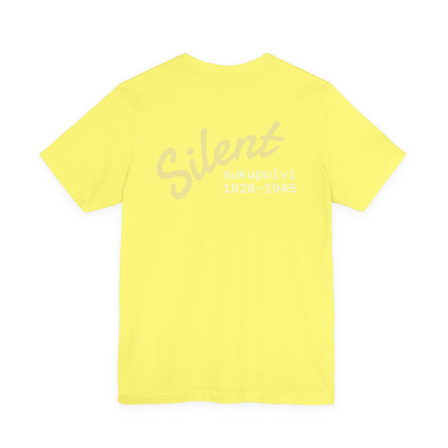 hiljainen sukupolvi silent gen  Unisex Jersey Short Sleeve Tee