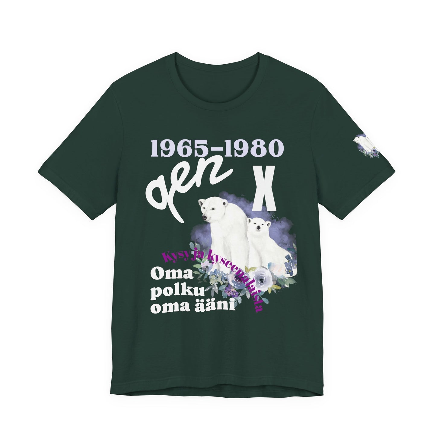gen x jääkarhu  Unisex Jersey Short Sleeve Tee
