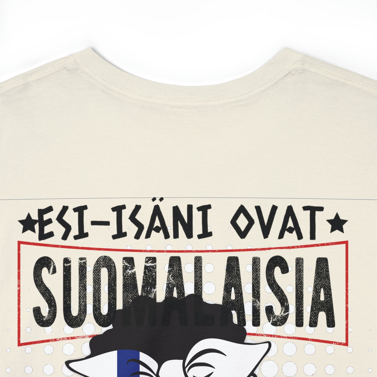 Unisex thick cotton t-shirt - my ancestors are Finnish