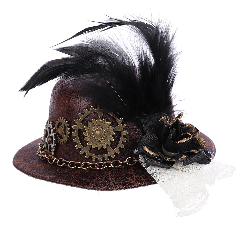 Halloween Gothic Mini Top Hat Steampunk Little Hat