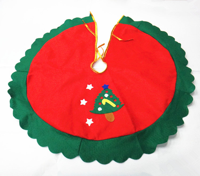 Christmas tree coaster in Christmas colors