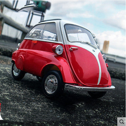 Retro BMW Isetta - Pikkuauto pienoismalli