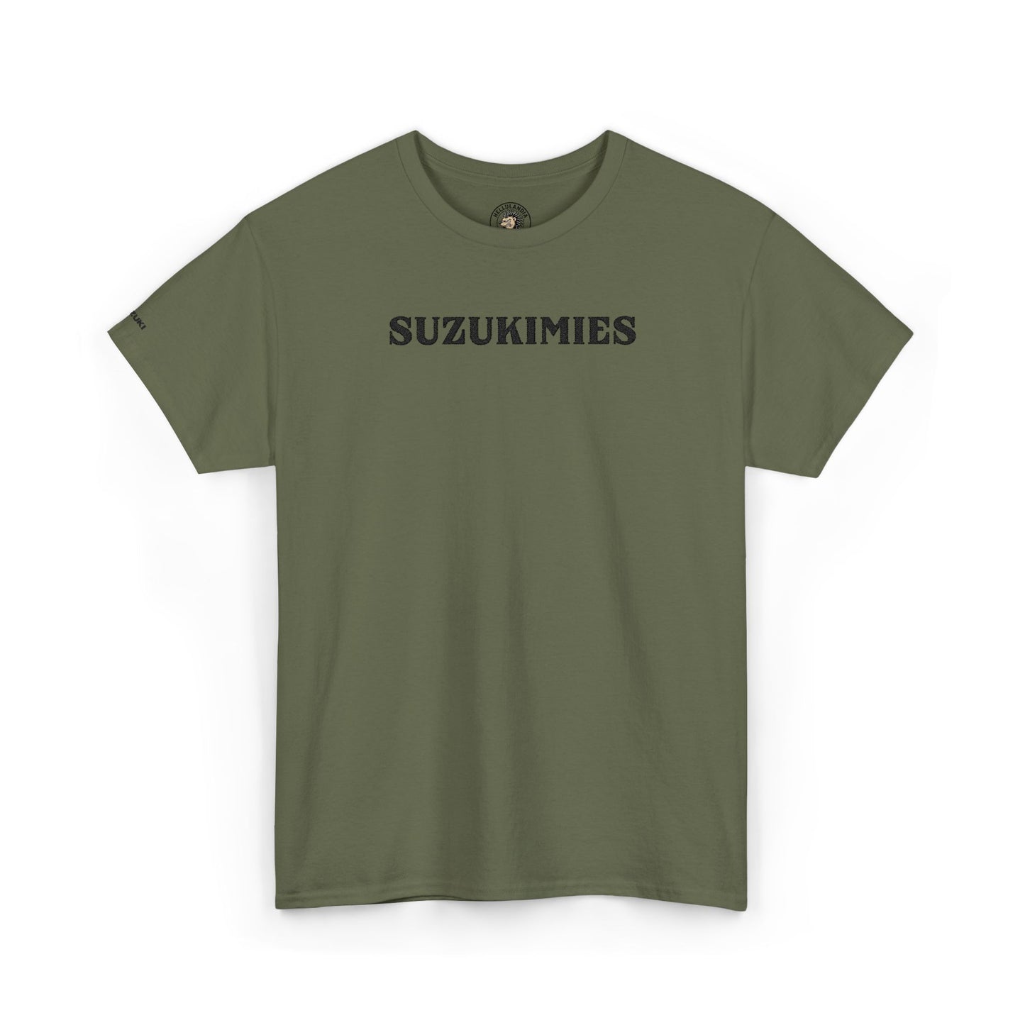 Suzukimies Graphic Tee — Retro Script biker Lover T-Shirt