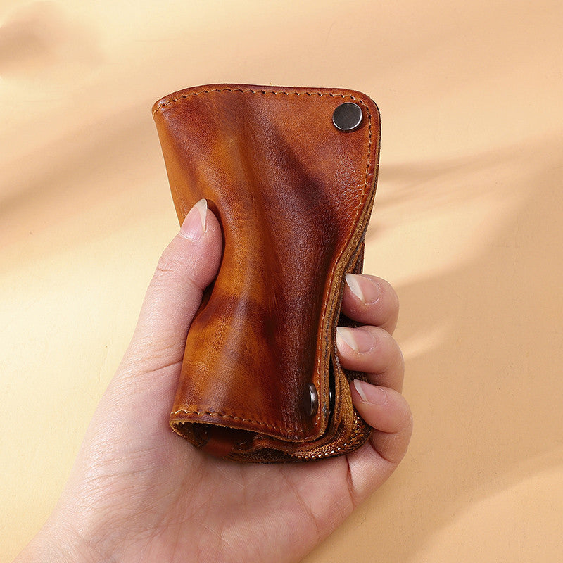 leather key card case 2-in-1