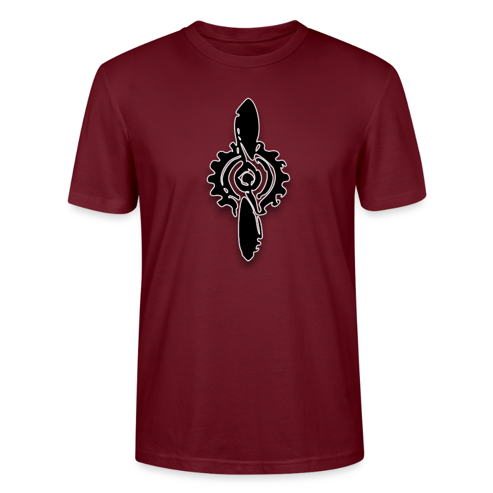 apumekaanikko Stanley/Stella CRAFTER unisex t-paita - burgundin punainen