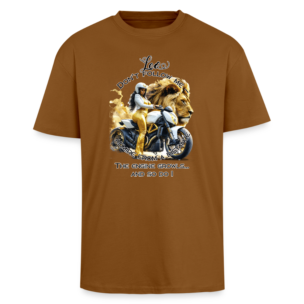 naaras leijona - Paksu Oversized T-paita - toffee