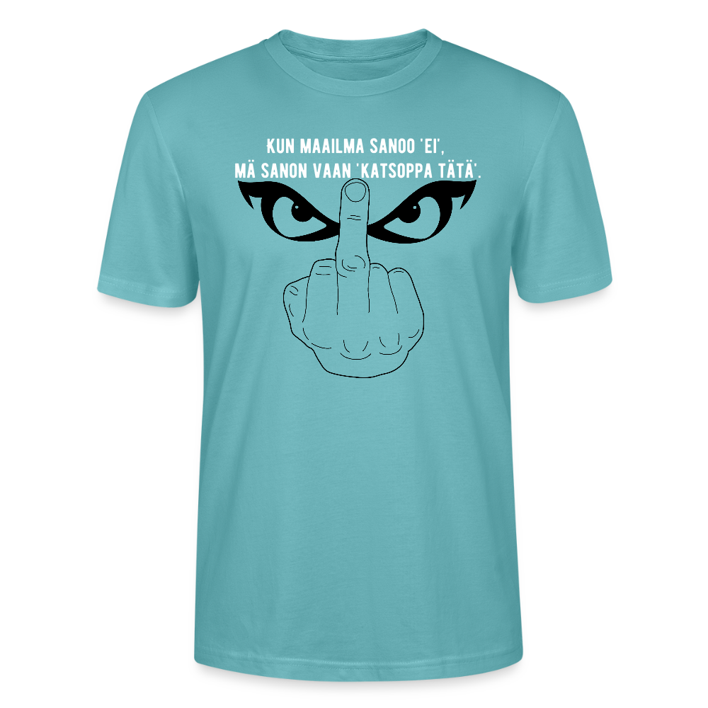 Stanley/Stella CRAFTER unisex t-paita Keskisormi - pastelli turkoosi