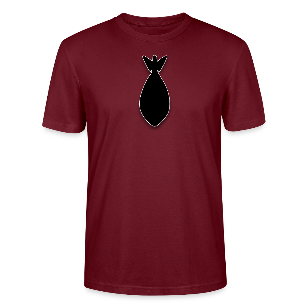 kranaatinheitinmies Stanley/Stella CRAFTER unisex t-paita - burgundin punainen