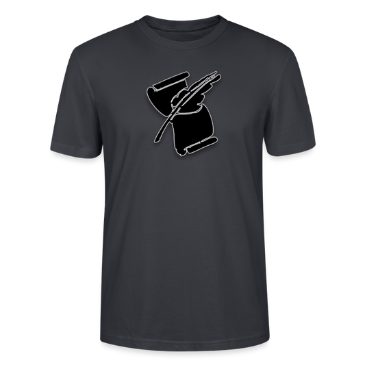kirjuri Stanley/Stella CRAFTER unisex t-paita - tummanharmaansininen