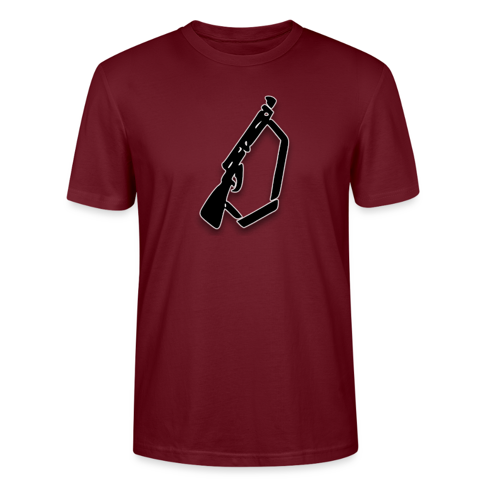 jääräri Stanley/Stella CRAFTER unisex t-paita - burgundin punainen
