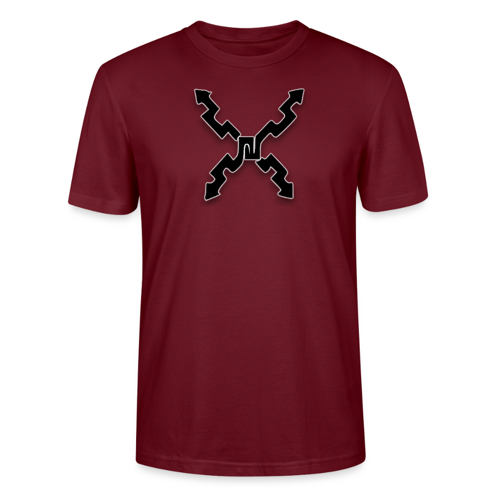 viestimies Stanley/Stella CRAFTER unisex t-paita - burgundin punainen