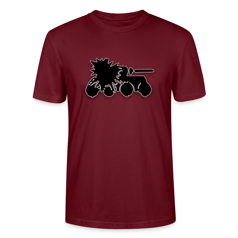 panssarintorjuntamies Stanley/Stella CRAFTER unisex t-paita - burgundin punainen