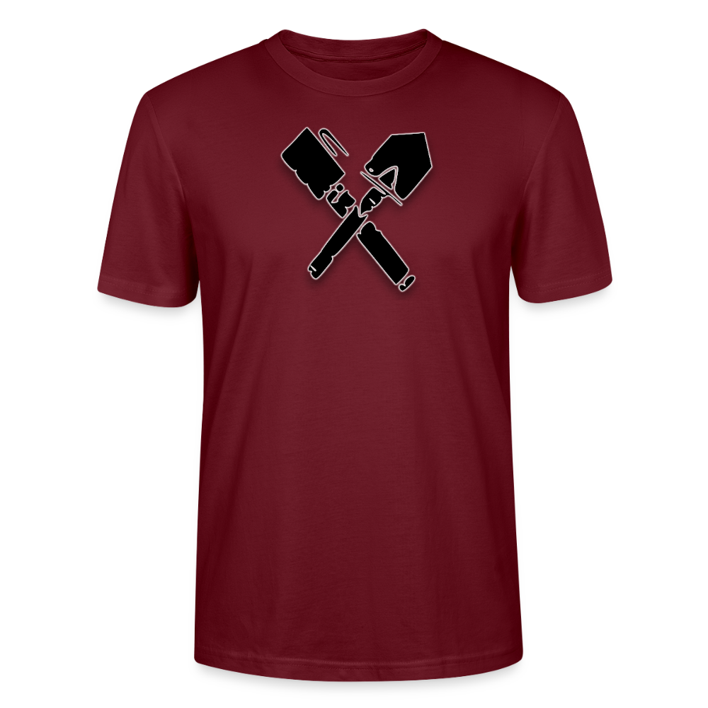Pioneeri  Stanley/Stella CRAFTER unisex t-paita - burgundin punainen