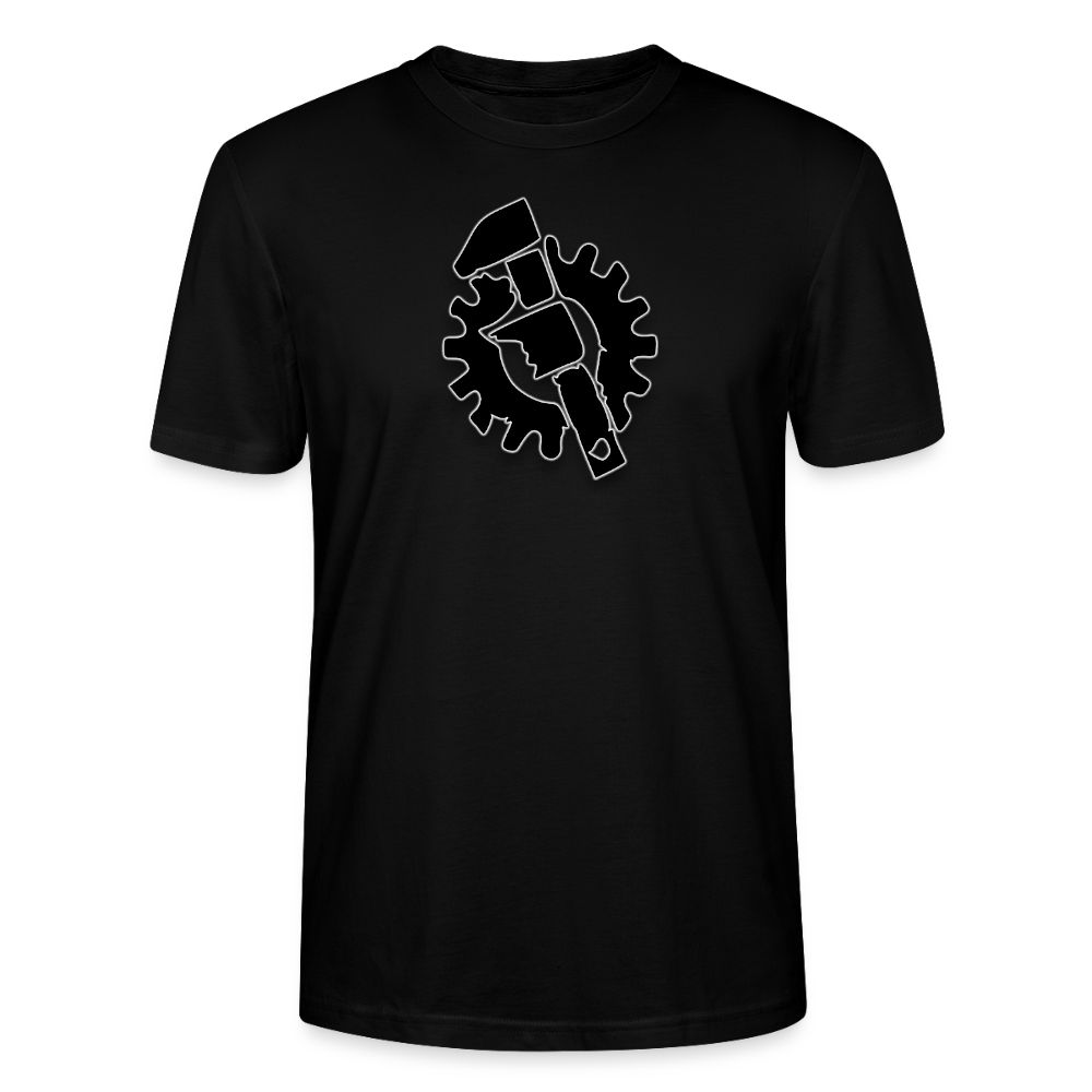 asentaja Stanley/Stella CRAFTER unisex t-paita - musta