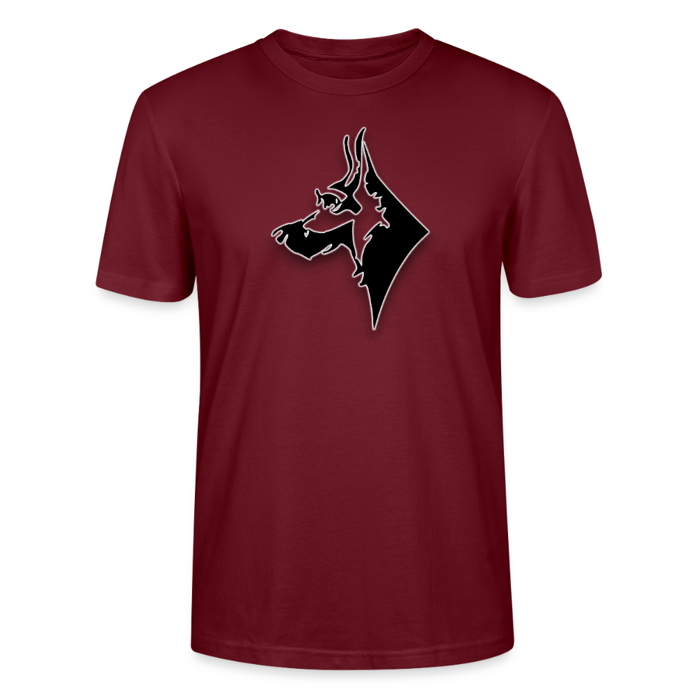 koiranohjaaja Stanley/Stella CRAFTER unisex t-paita - burgundin punainen