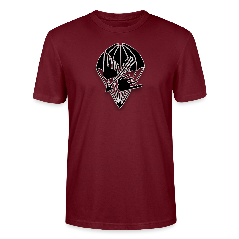 laskuvarjojääkäri Stanley/Stella CRAFTER unisex t-paita - burgundin punainen