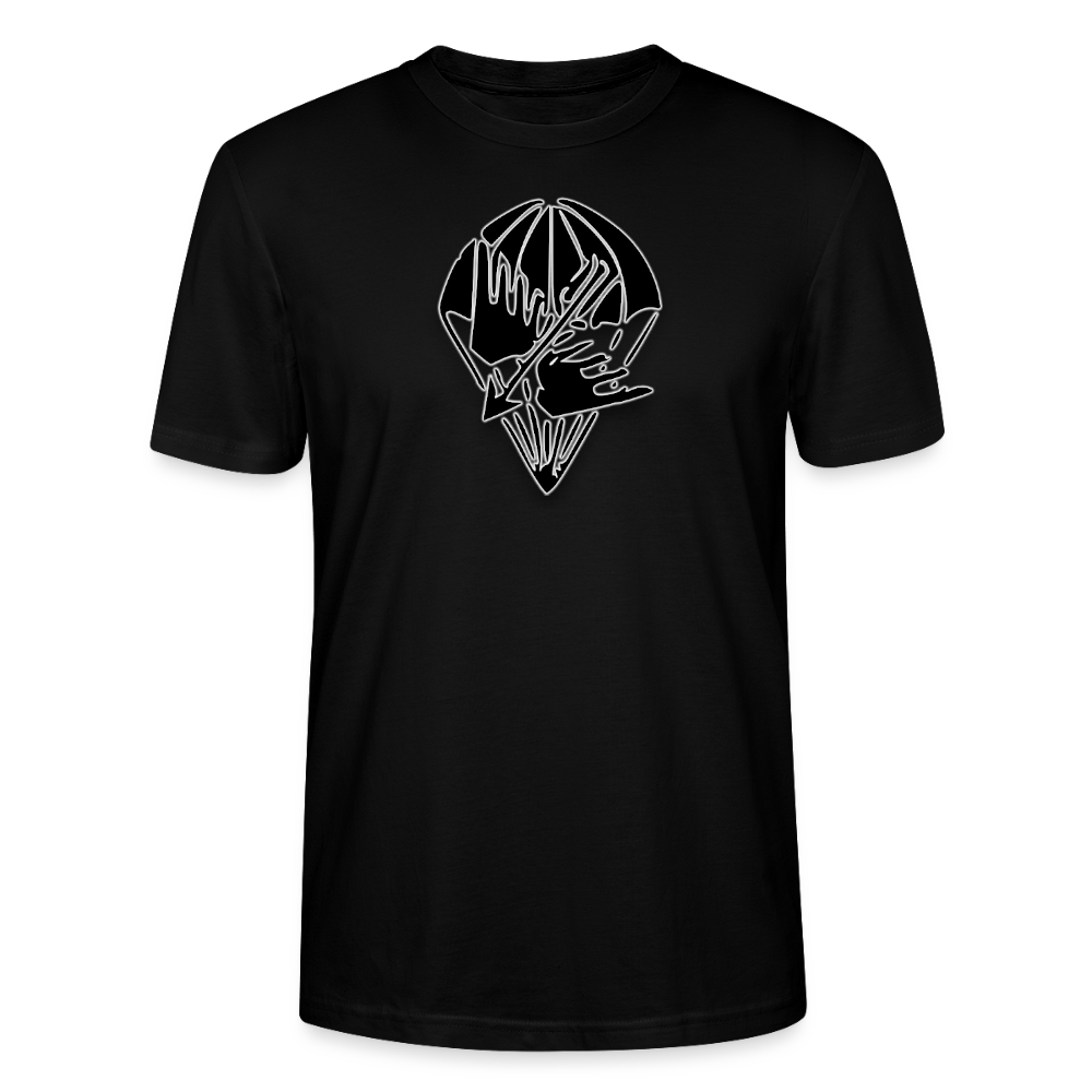 laskuvarjojääkäri Stanley/Stella CRAFTER unisex t-paita - musta