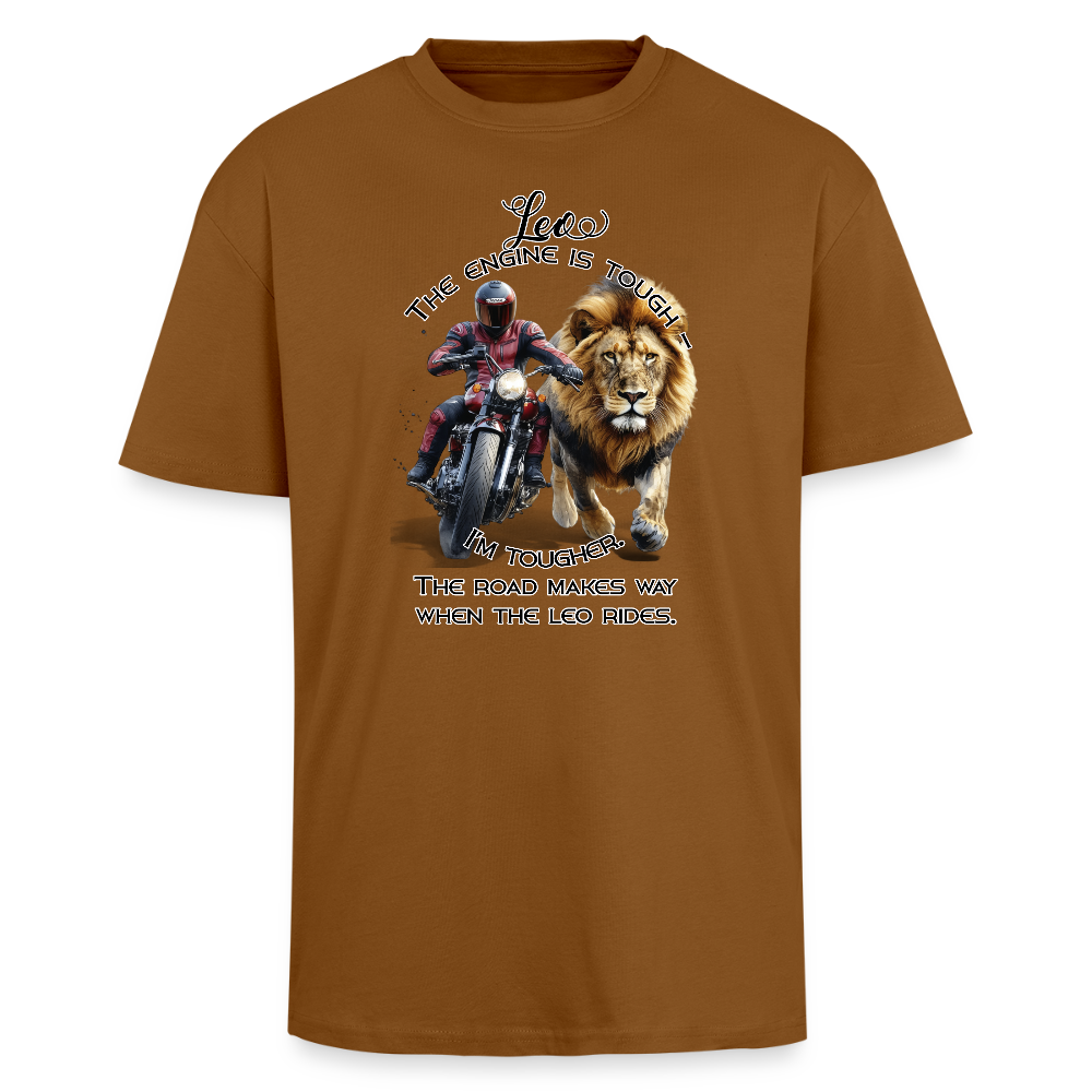 meis ja leijona - Paksu Oversized T-paita - toffee