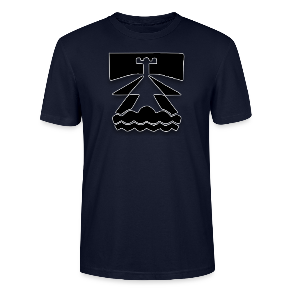 Ilmavalvontamies Stanley/Stella CRAFTER unisex t-paita - laivastonsininen