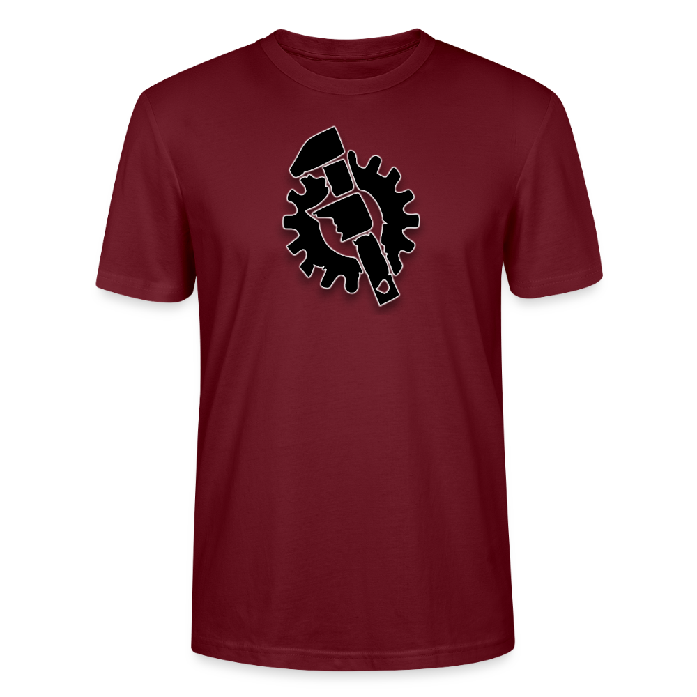 asentaja Stanley/Stella CRAFTER unisex t-paita - burgundin punainen
