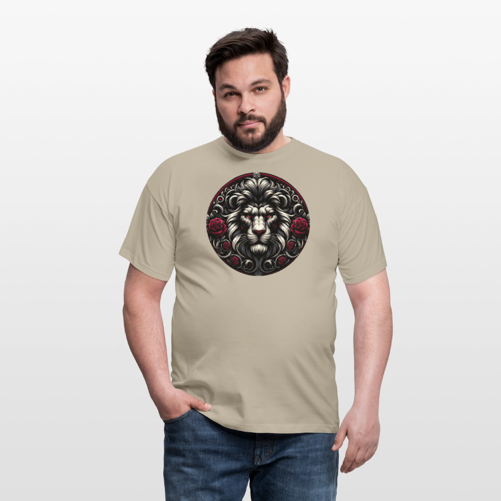 leijona horoskooppi Miesten t-paita - hiekanbeige