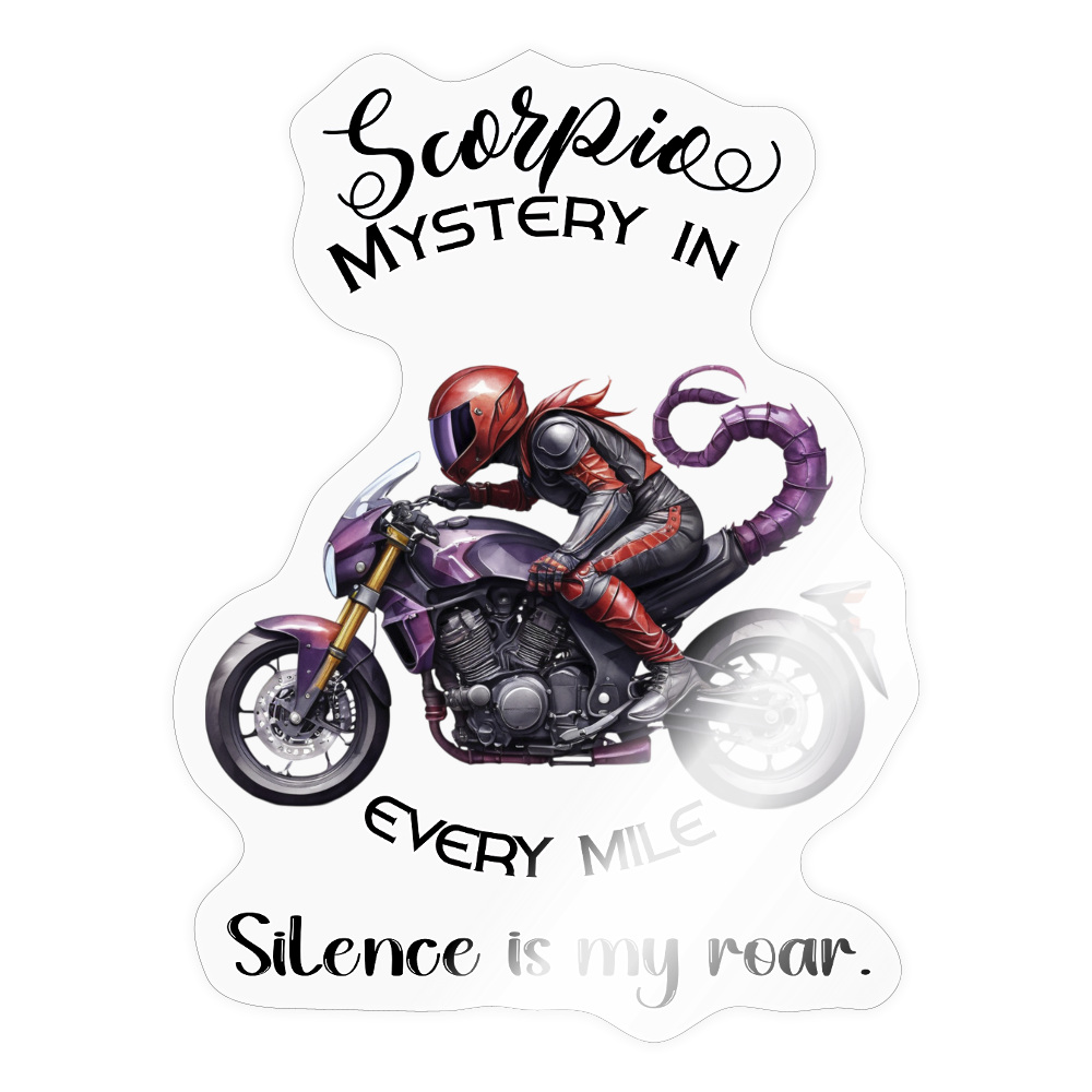 Mystery skorpioni – biker editioni - Tarra - läpinäkyvä kiiltävä