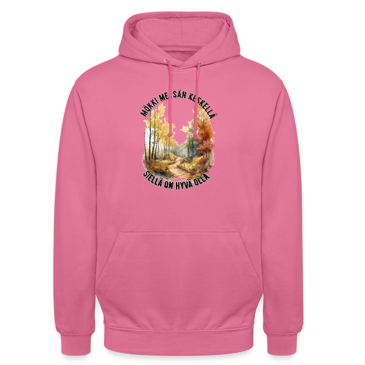 Huppari ”unisex” mökki metsän keskellä - pinkki