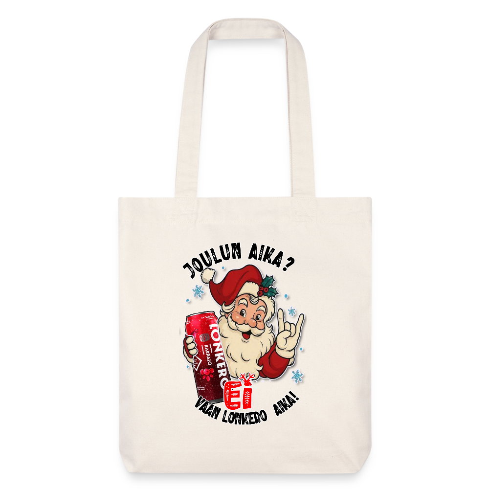 Stanley/Stella heavyweight kierrätetty kangaskassi lonkero aika - luonnonvalkoinen