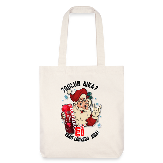 Stanley/Stella heavyweight kierrätetty kangaskassi lonkero aika - luonnonvalkoinen