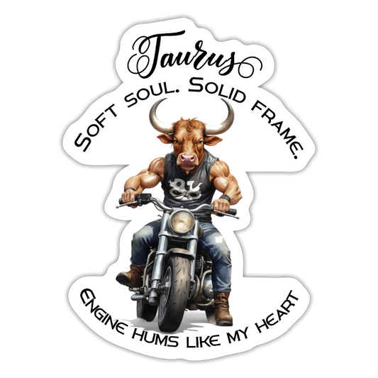Taurus horoskooppi eli härkä -  Tarra - mattavalkoinen