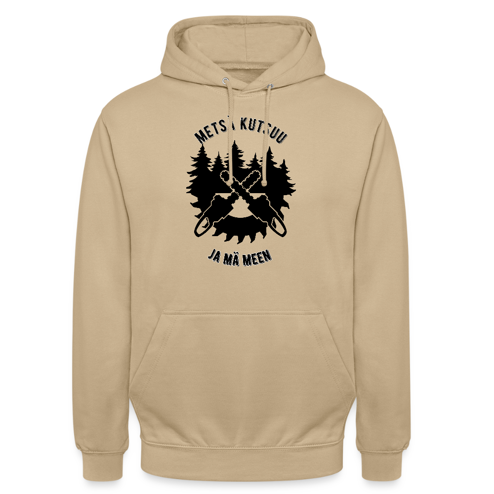 Huppari ”unisex” metsä kutsuu ja mä meen - beige