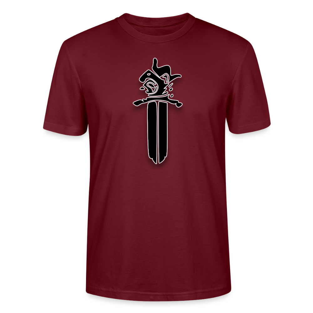 sotilaspoliisi Stanley/Stella CRAFTER unisex t-paita - burgundin punainen