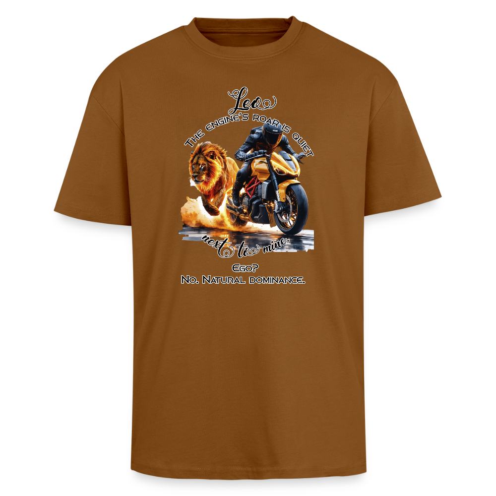 Syntynyt komentamaan - Paksu Oversized T-paita - toffee