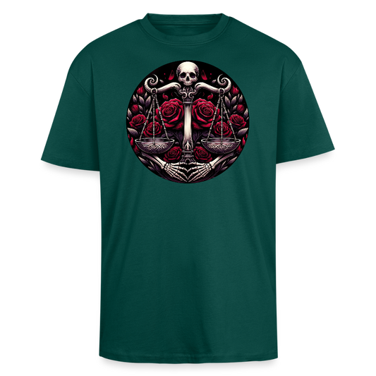 vaaka Paksu Oversized T-paita - hunter green