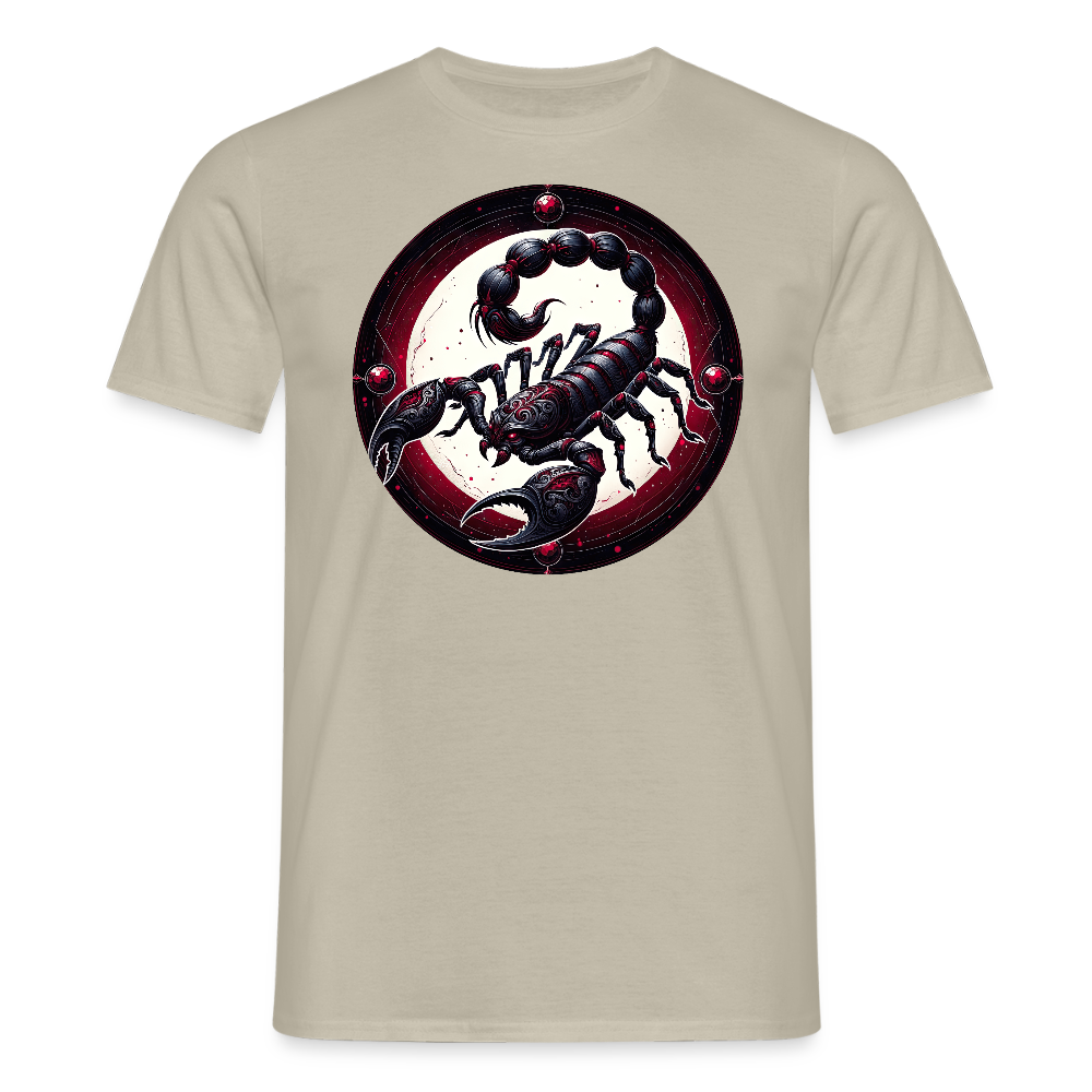 scorpio Miesten t-paita - hiekanbeige