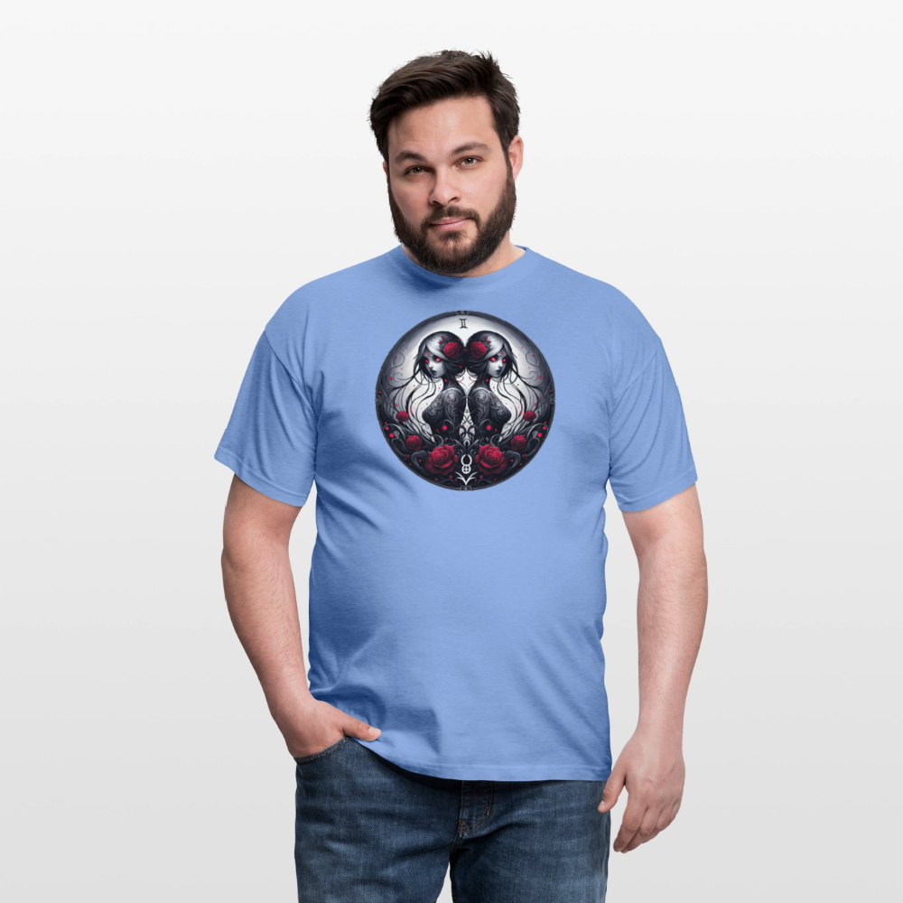 gemini kaksoset Miesten t-paita - carolina blue