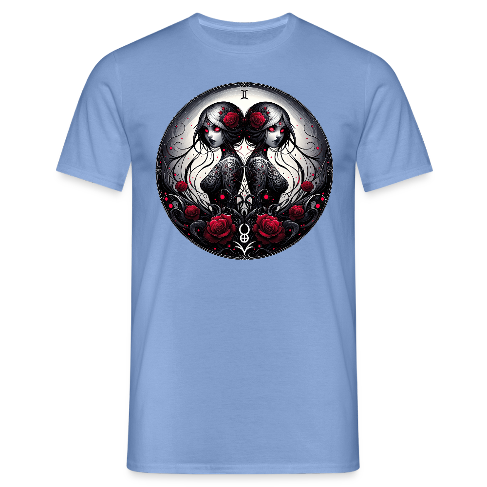 gemini kaksoset Miesten t-paita - carolina blue