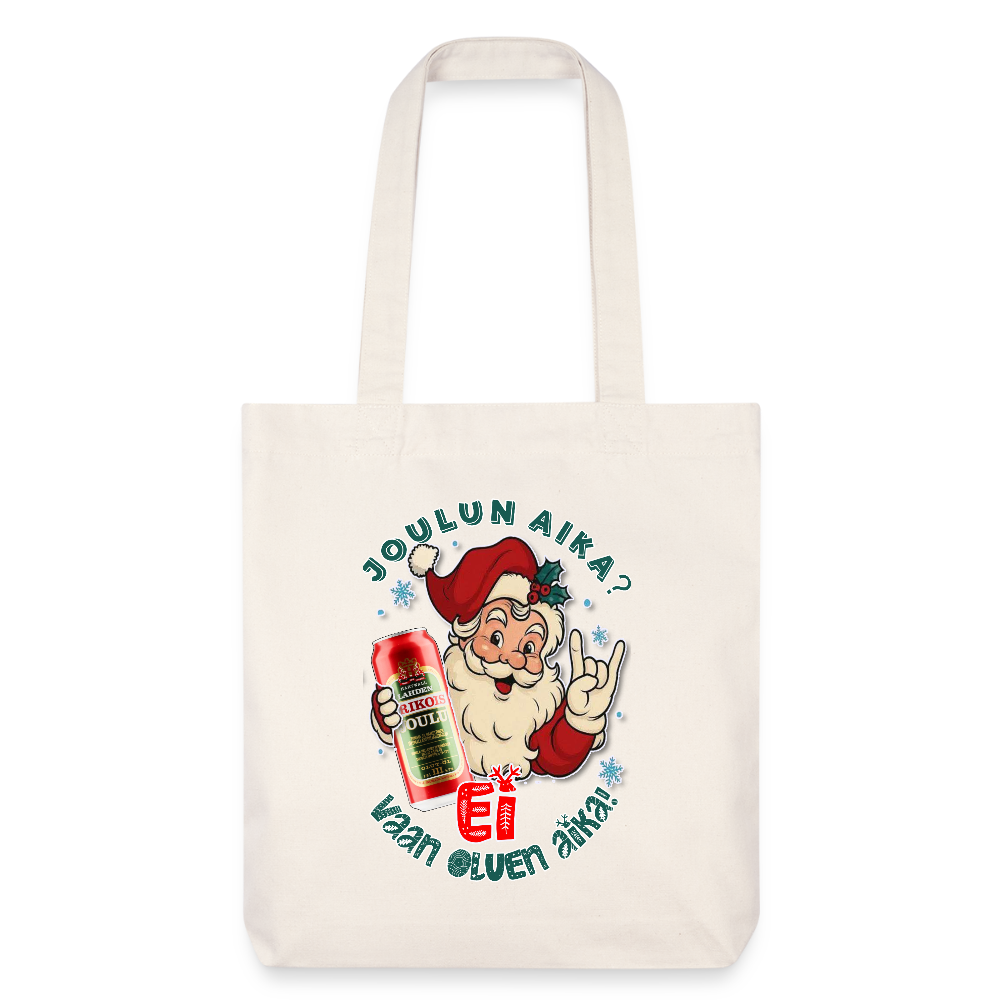 Stanley/Stella heavyweight kierrätetty kangaskassi oulupukki ja Lahden erikoisolut - luonnonvalkoinen