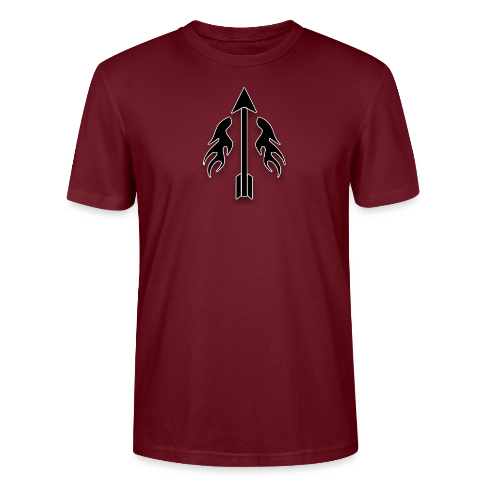 VALMIIKSI VALPAANA – VALMIUSJOUKOT-TEEPPARI - Stanley/Stella CRAFTER unisex t-paita - burgundin punainen