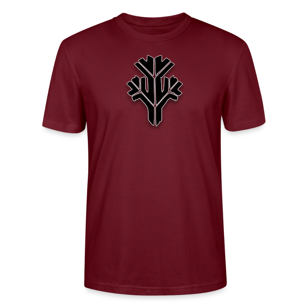 Tiedustelija - Suomen armeijan salainen tiedonkerääjä - Stanley/Stella CRAFTER unisex t-paita - burgundin punainen