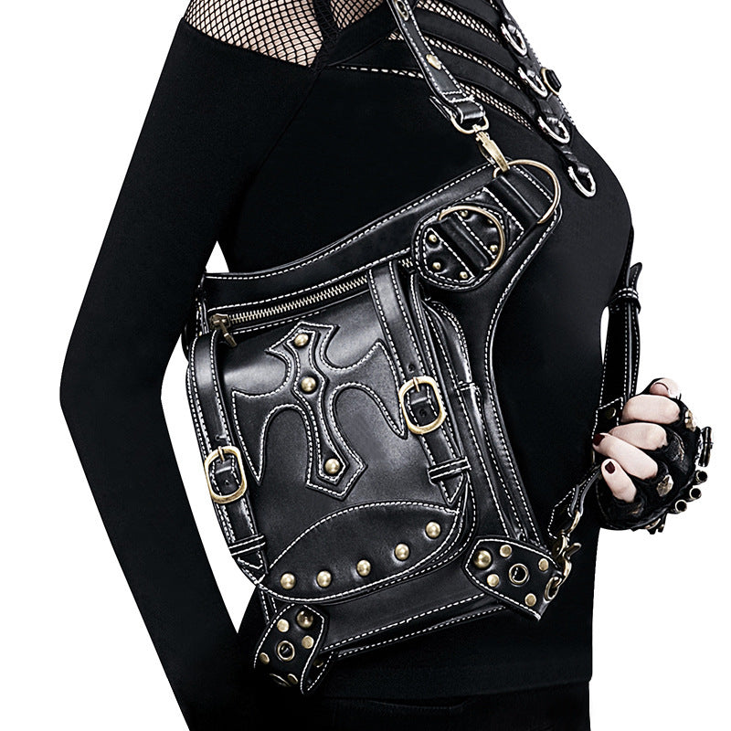 Punk retro waist bag